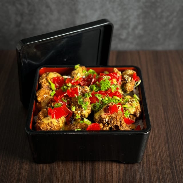 Chicken Karaage Don Dinner.